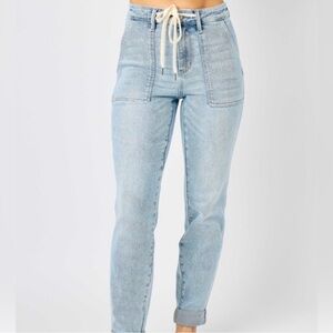 Judy Blue High Waist Vintage Double Cuff Jogger Sz 7/28